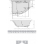 Акриловая ванна Alpen Tandem 170x130 L/R