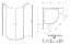 Душевой уголок Radaway Torrenta PDD 100 стекло графит 31620-01-05N
