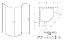 Душевой уголок Radaway Torrenta PDD/E 90x80 стекло графит 31630-01-05N