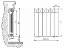 Радиатор водяной биметаллический Rifar Monolit 350 10 секций