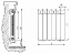 Радиатор водяной биметаллический Rifar Monolit 500 12 секций