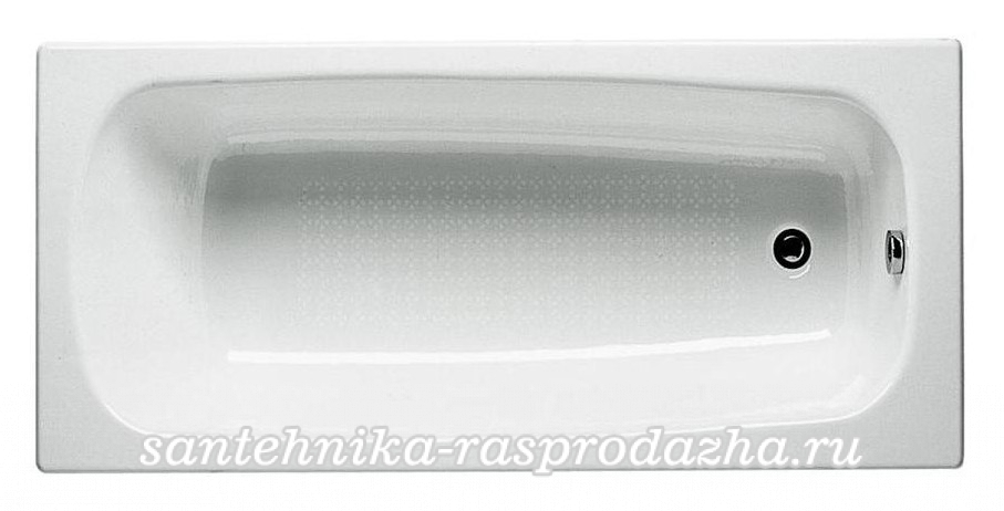 Чугунная ванна Roca CONTINENTAL 211506001 120х70 см с антискользящим покрытием