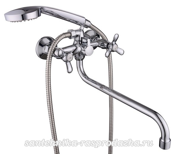 Смеситель Lucky Tap BBD-2013S-35S-62 для ванны с душем