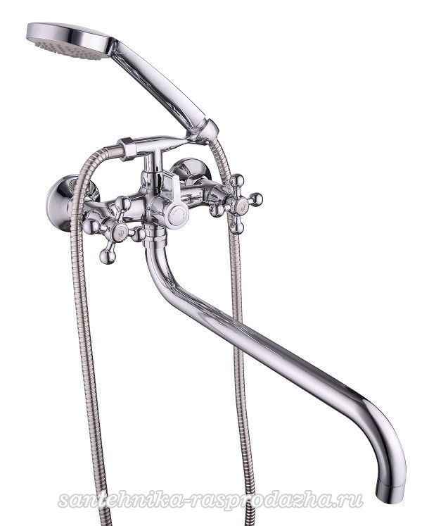 Смеситель Lucky Tap BBD-2004S-35S-69 для ванны с душем