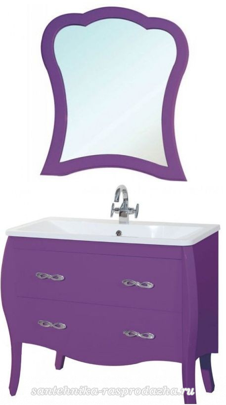 Комплект мебели Bellezza Грация 80 фиолетовый